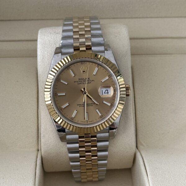 Rolex Datejust 41" | Champagne Dial Bi-Color Gold (BP SWISS MADE)