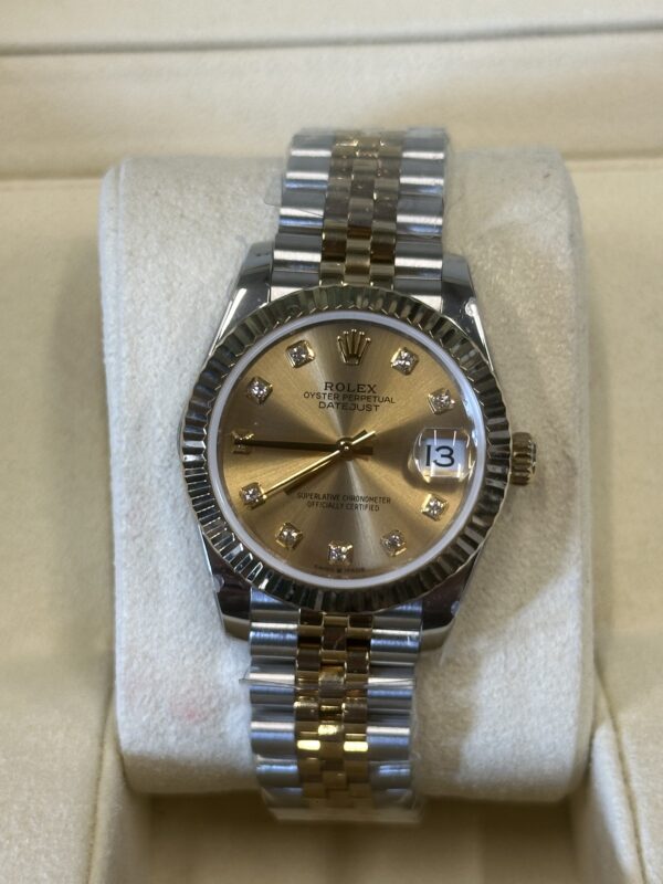 Rolex Lady-Datejust 31" | Champagne Diamond Dial (BP SWISS MADE)