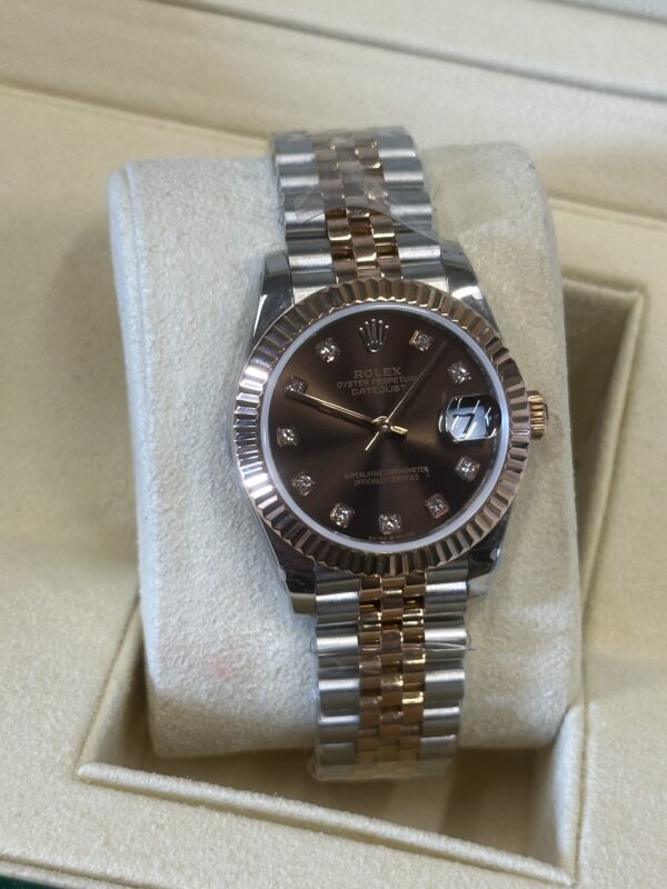 Rolex Lady-Datejust 31" | Chocolate Diamond Dial (BP SWISS MADE) - Afbeelding 2