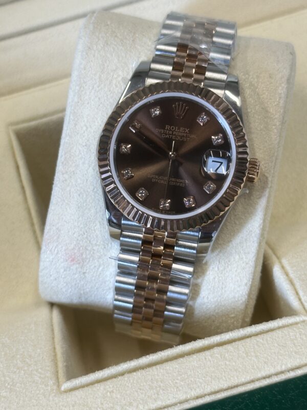 Rolex Lady-Datejust 31" | Chocolate Diamond Dial (BP SWISS MADE) - Afbeelding 3