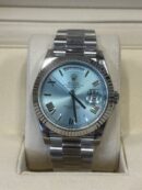 Rolex Day-Date 40" | Ice Blue Roman Dial (BP SWISS MADE)