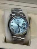 Rolex Day-Date 40" | Ice Blue Roman Dial (BP SWISS MADE)
