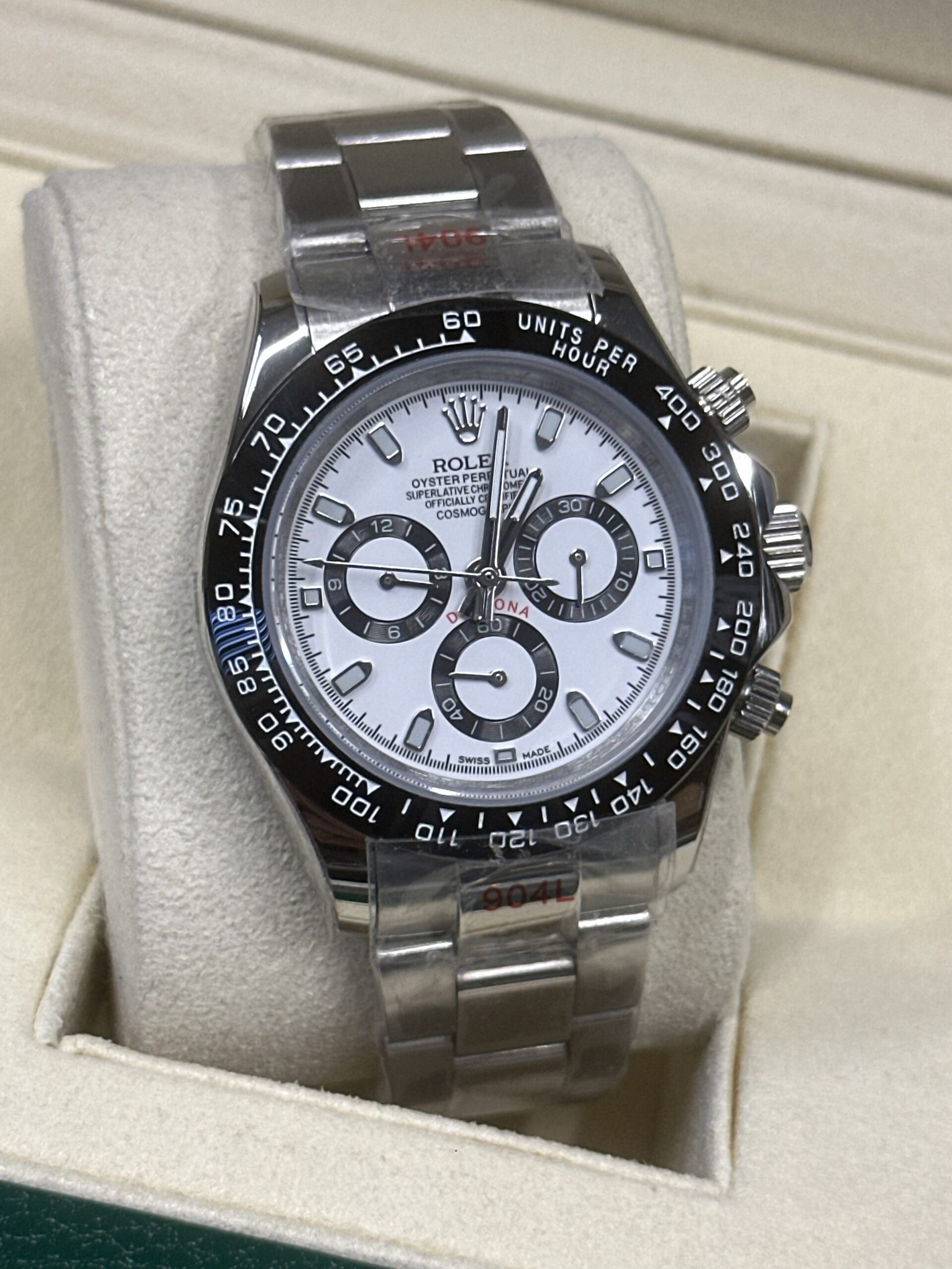 Rolex Daytona 40'' | Panda White Dial (AAA+) - Afbeelding 2