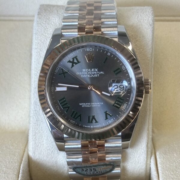 Rolex Datejust 41" | Wimbledon Bi-Color Rose Gold (SUPERCLONE)