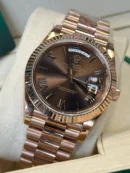 Rolex Day-Date 40" | Chocolate Roman Dial (Superclone)