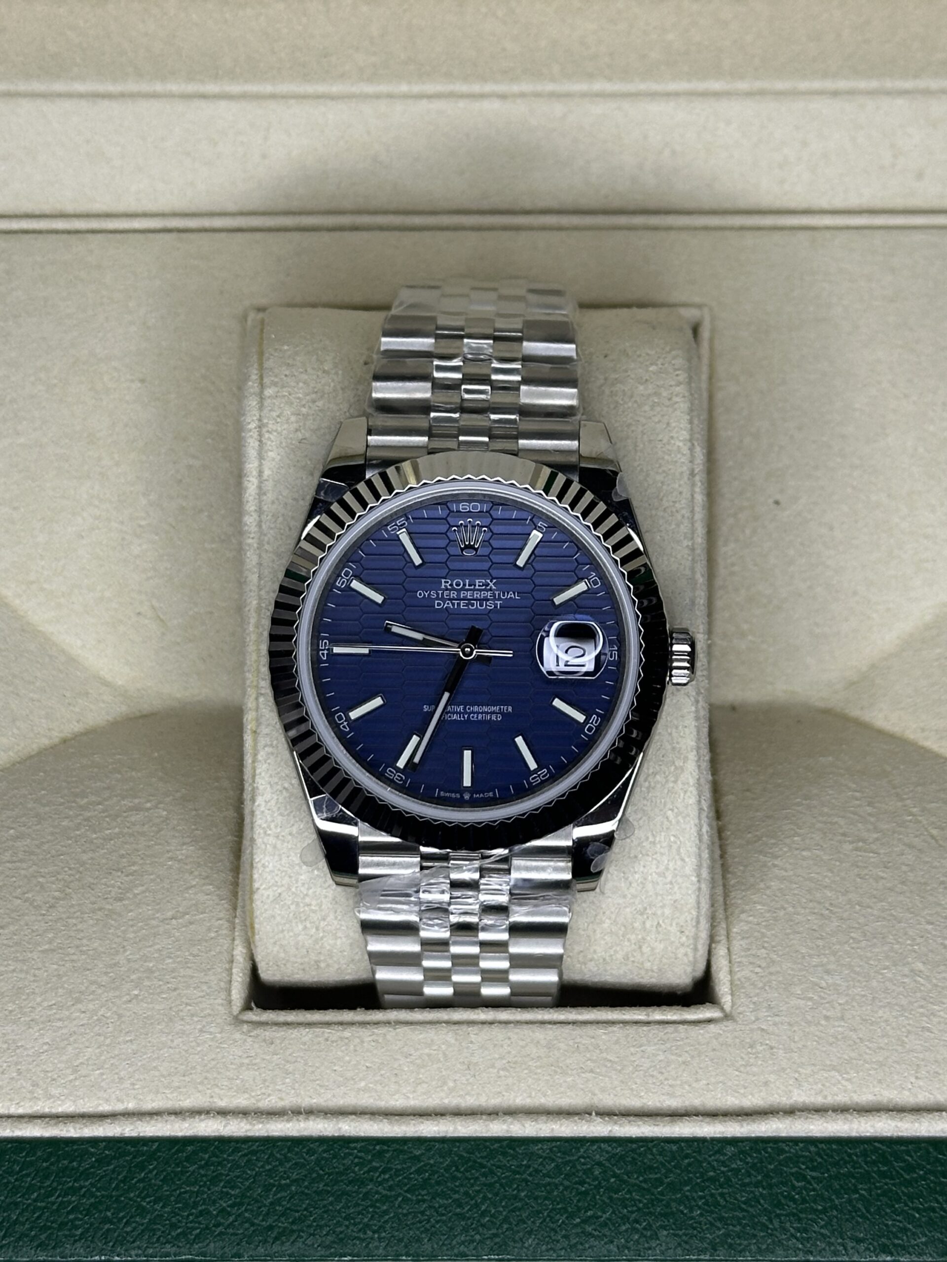 Rolex Datejust 41" | Blue Motif Dial (BP SWISS MADE)