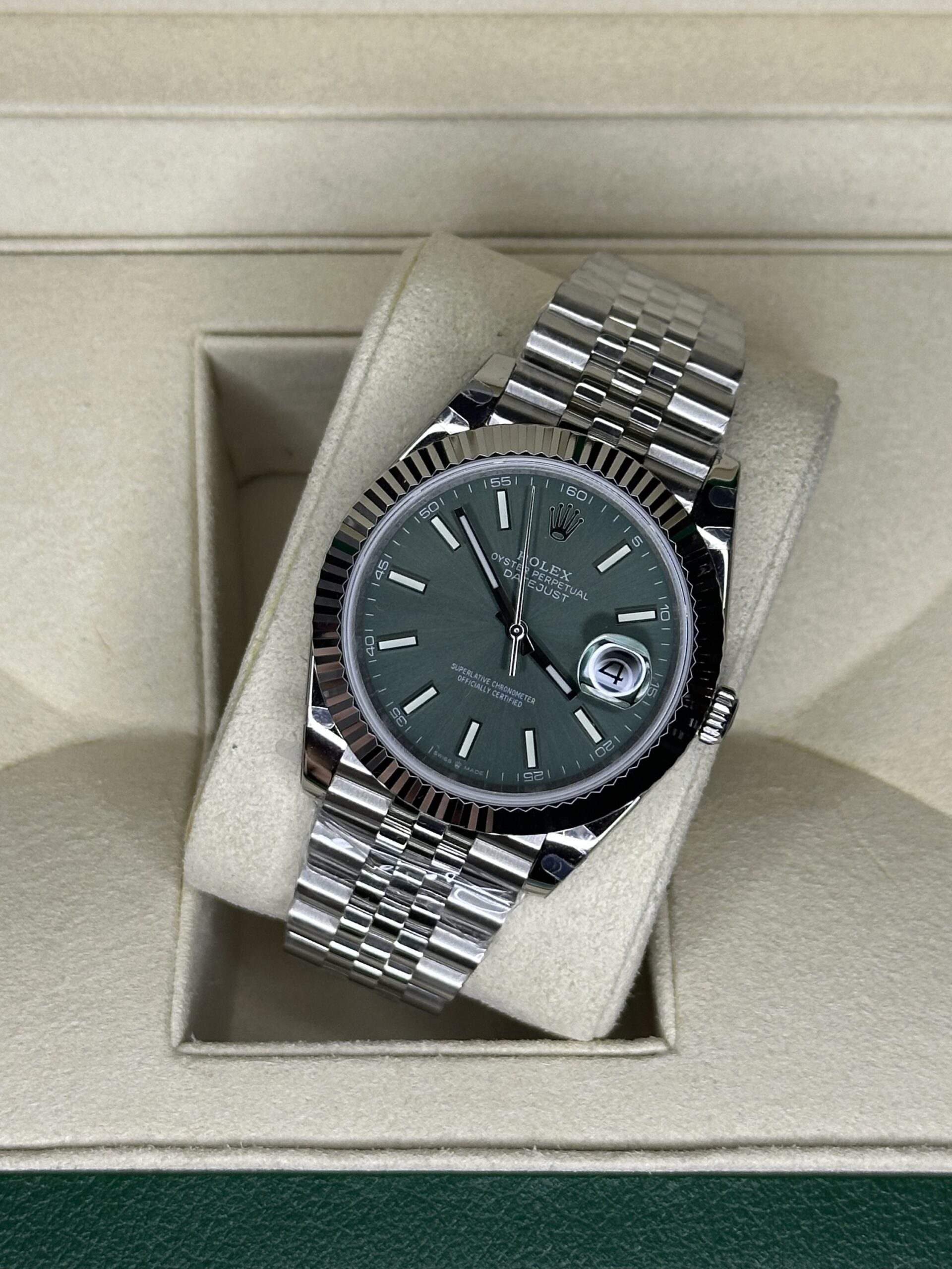 Rolex Datejust 41" | Mintgreen Dial (BP SWISS MADE) - Afbeelding 2