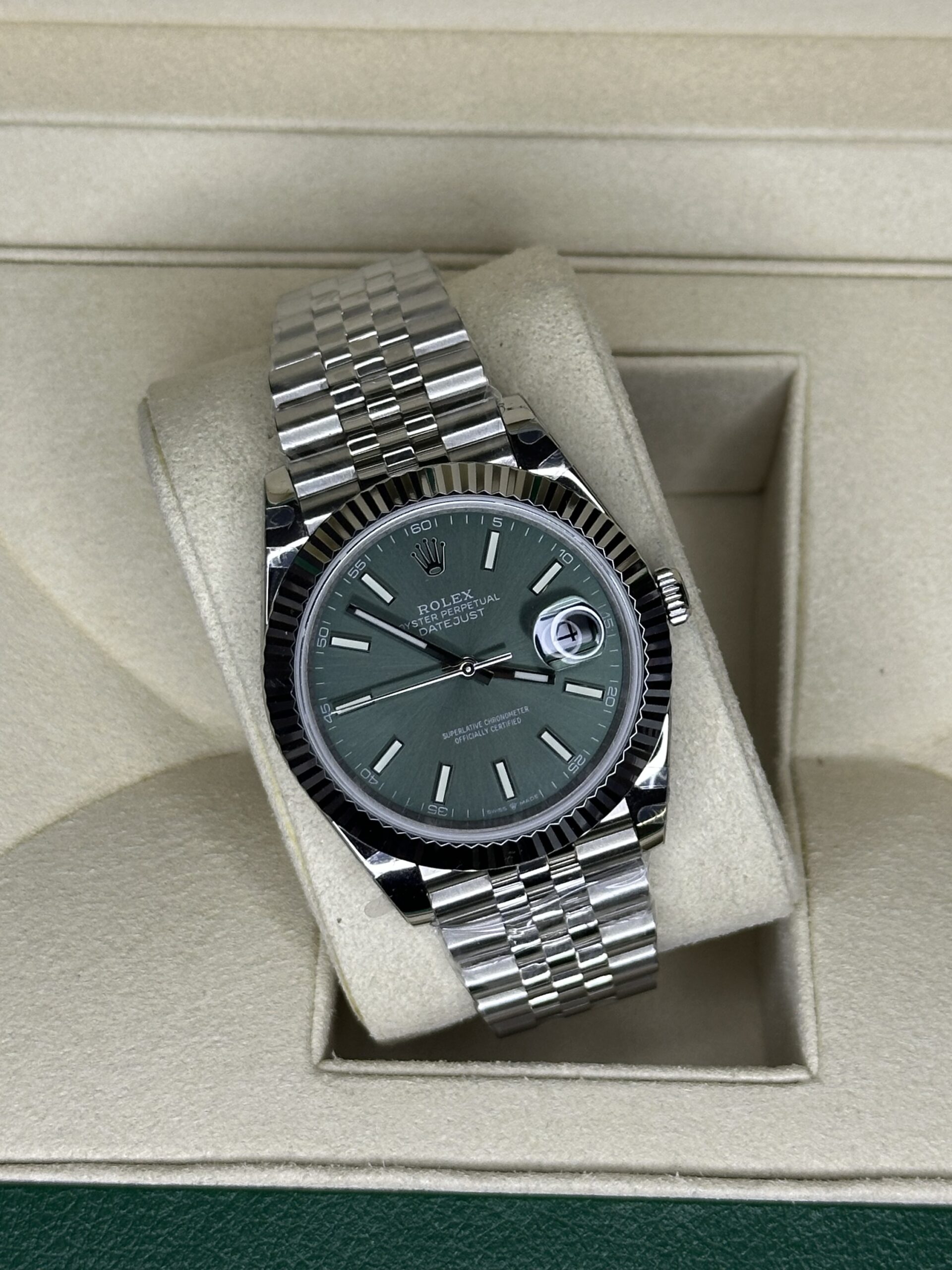 Rolex Datejust 41" | Mintgreen Dial (BP SWISS MADE) - Afbeelding 3