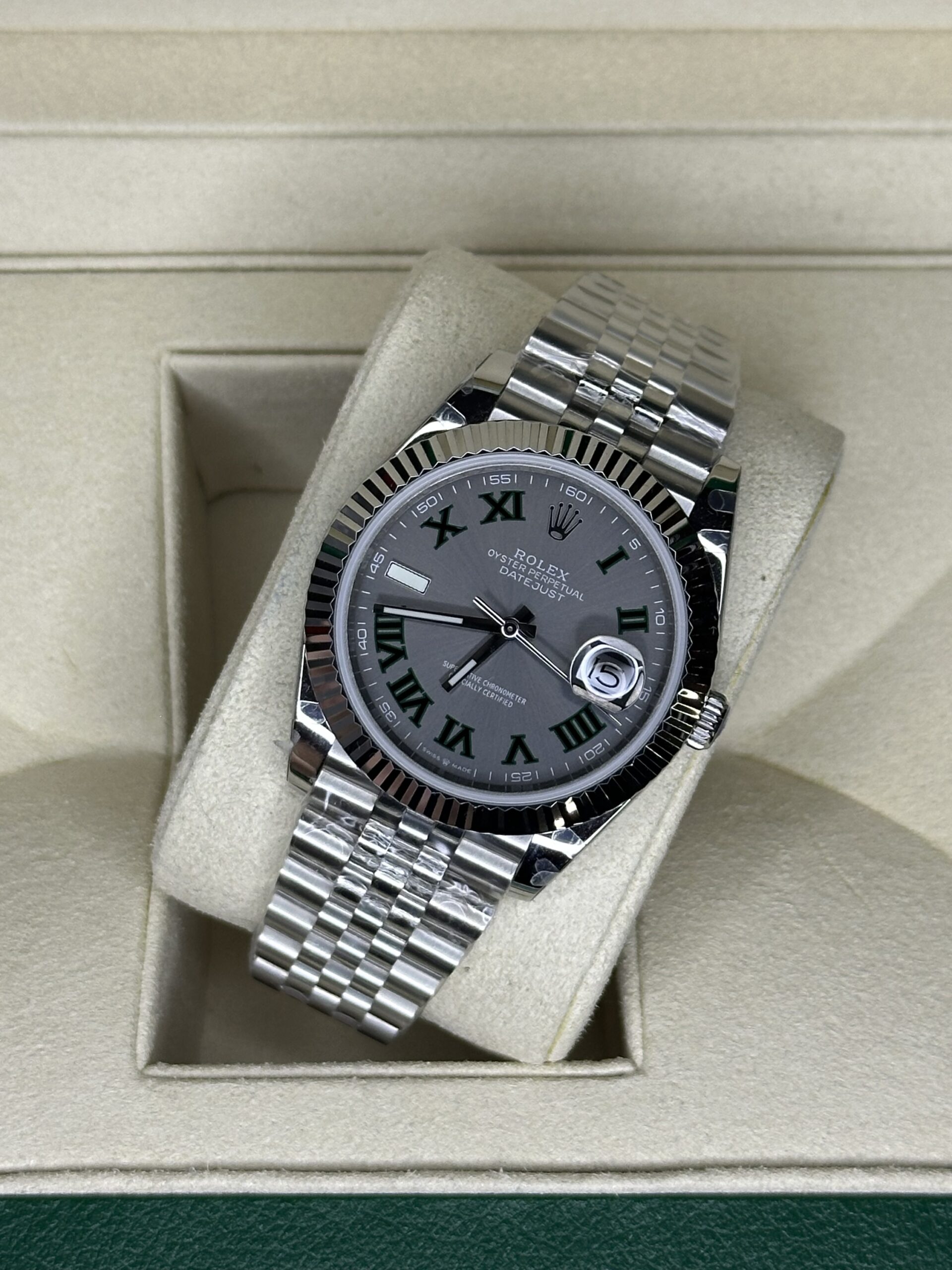 Rolex Datejust 41" | Wimbledon (BP SWISS MADE) - Afbeelding 2