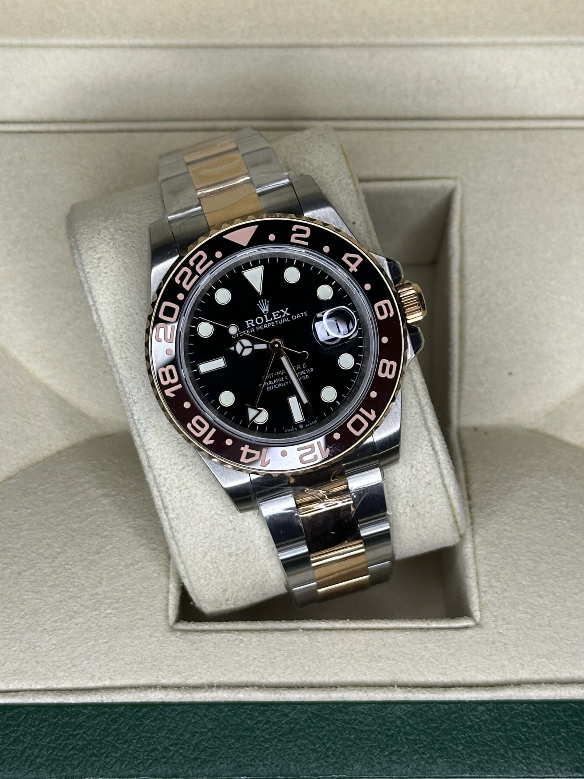 Rolex GMT-MASTER II 40" | Rootbeer Bi-Color (BP SWISS MADE) - Afbeelding 3