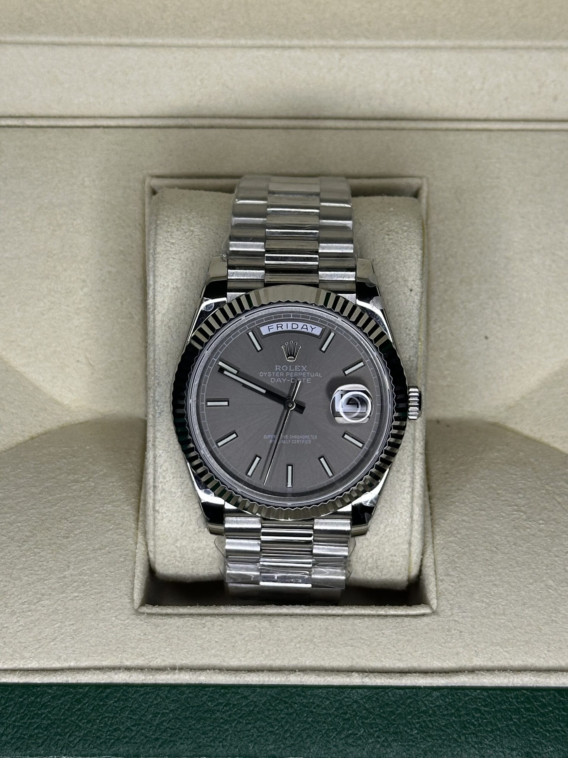 Rolex Day-Date 40" | Grey Dial (BP SWISS MADE)