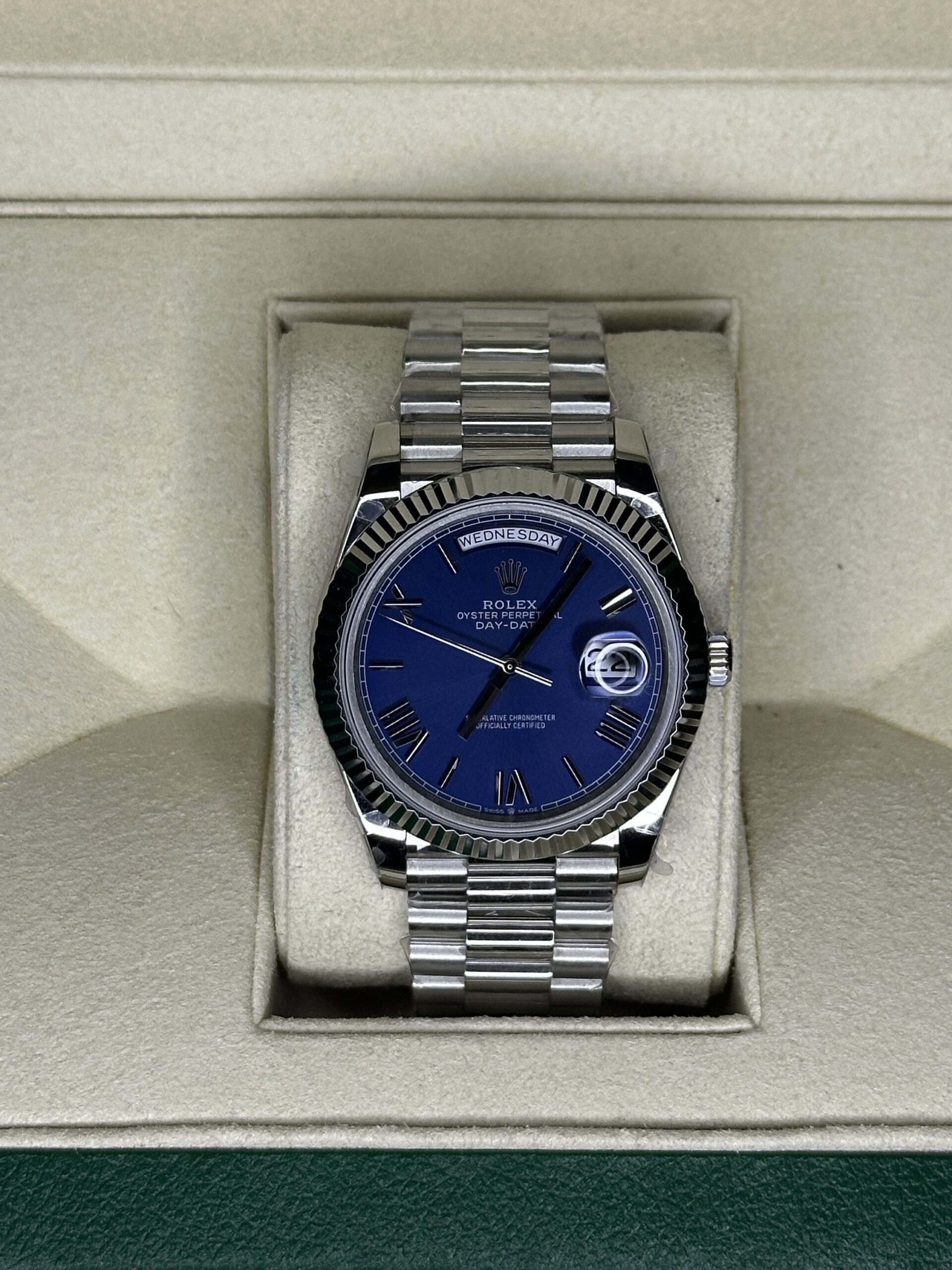 Rolex Day-Date 40" | Blue Dial (BP SWISS MADE)