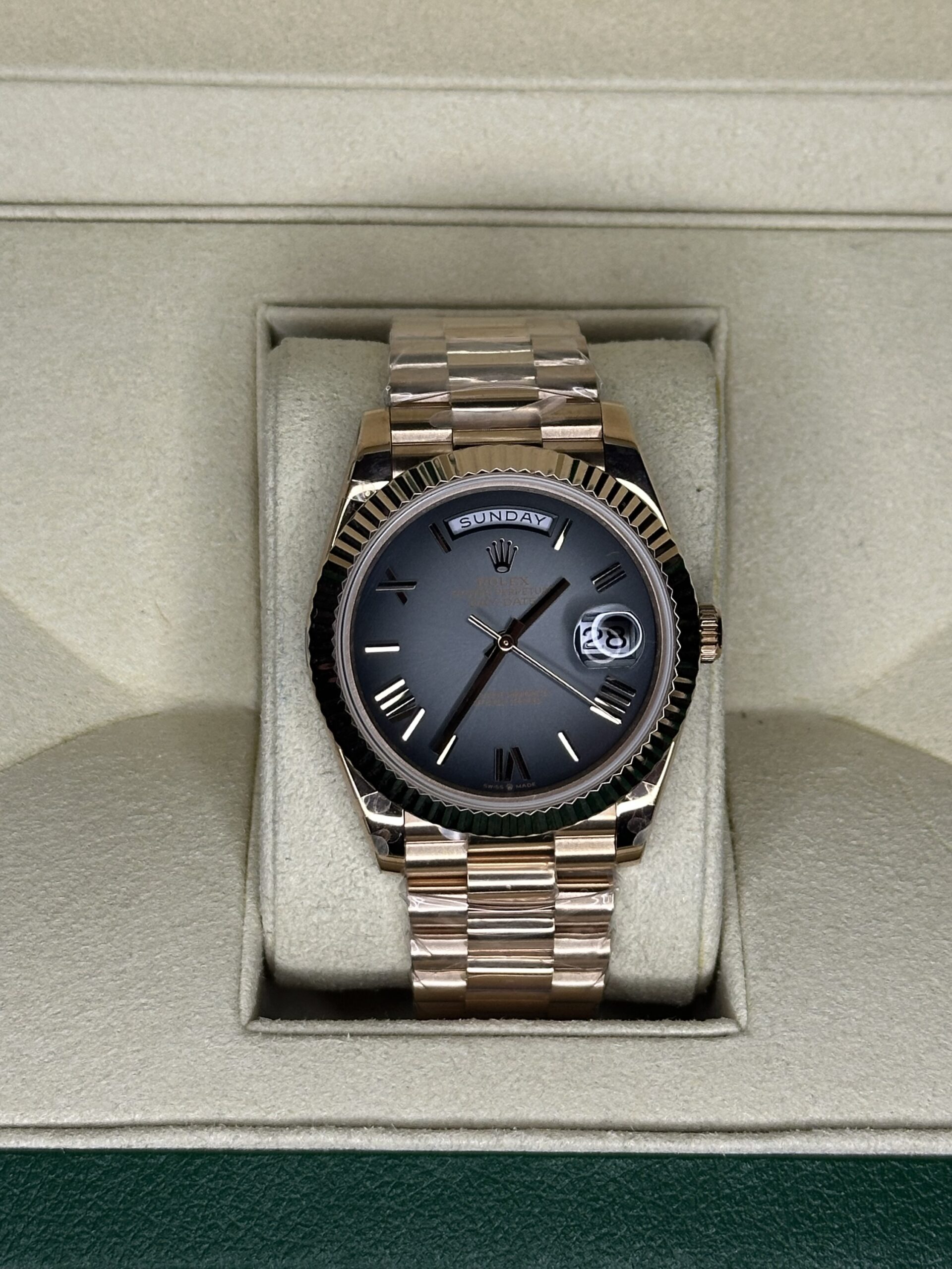 Rolex Day-Date 40" | Rose Gold Ombre Dial (BP SWISS MADE)