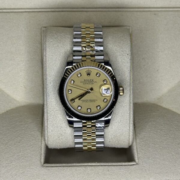 Rolex Lady-Datejust 31" | Champagne Diamond Dial (BP SWISS MADE)