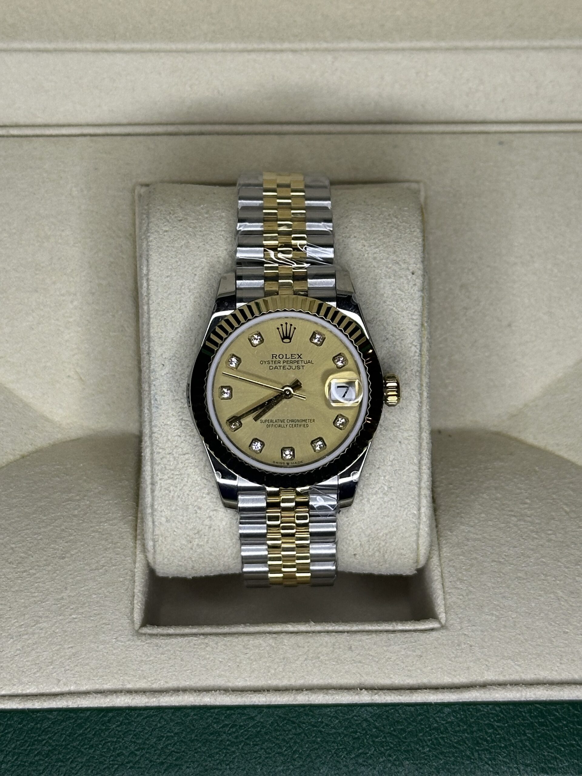Rolex Lady-Datejust 31" | Champagne Diamond Dial (BP SWISS MADE)