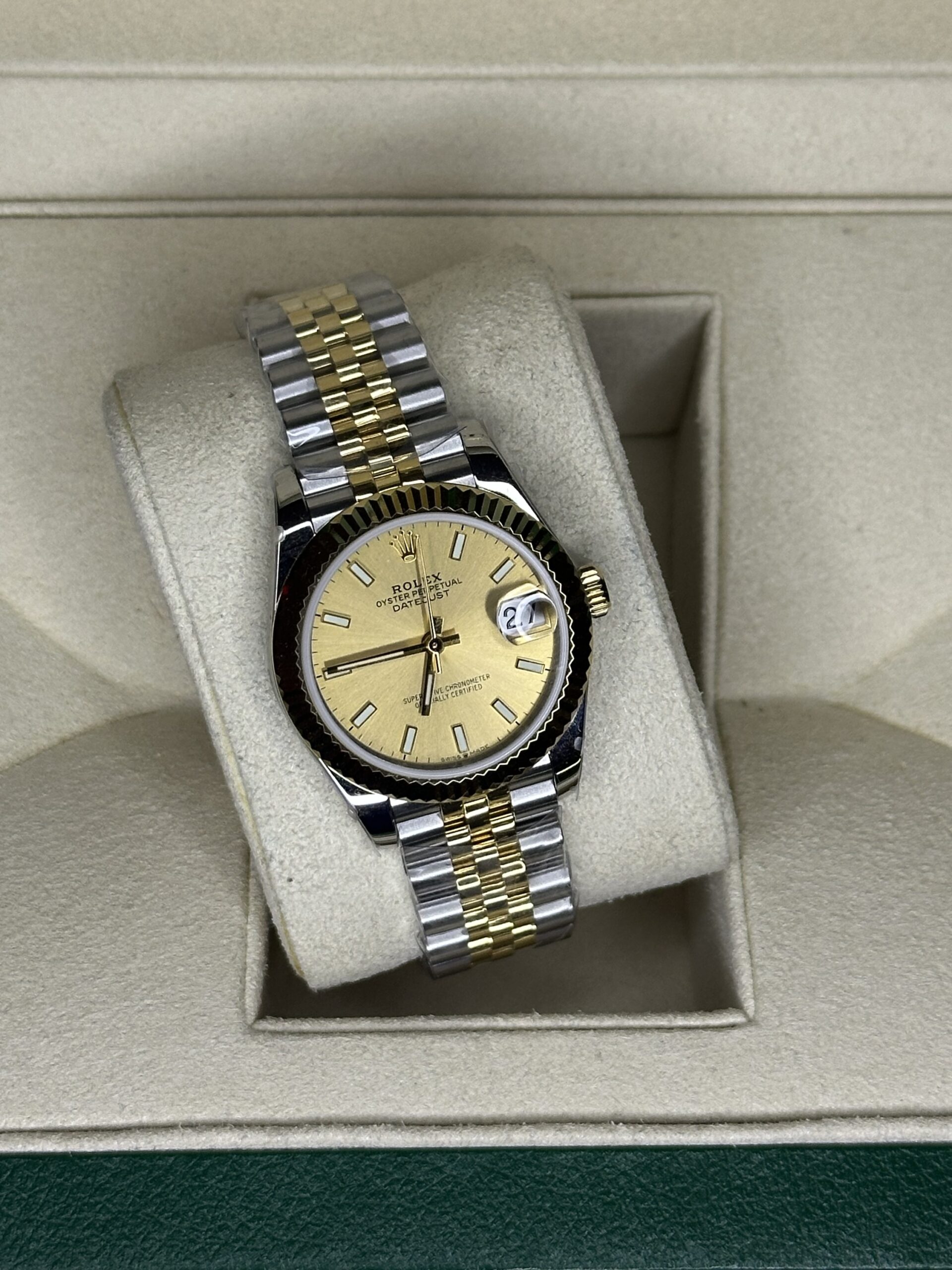 Rolex Lady-Datejust 31" | Champagne Dial (BP SWISS MADE) - Afbeelding 3