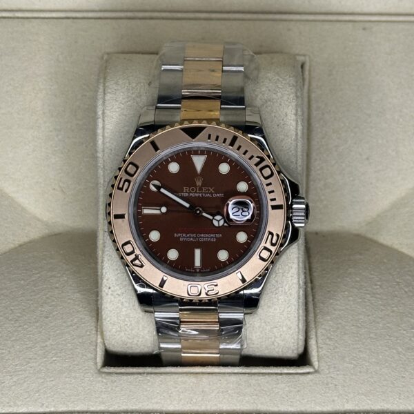 Rolex Yacht-Master 40" | Chocolate Dial Bi-Color Rose Gold (BP SWISS MADE)