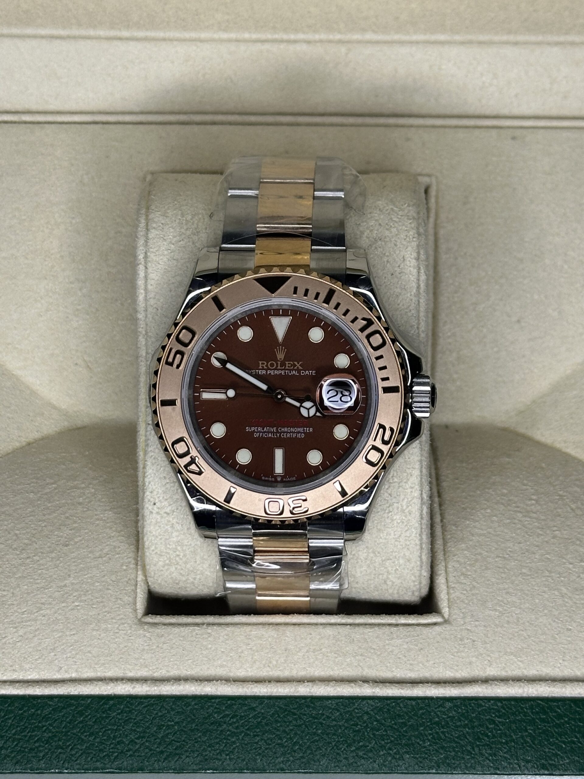 Rolex Yacht-Master 40" | Chocolate Dial Bi-Color Rose Gold (BP SWISS MADE)