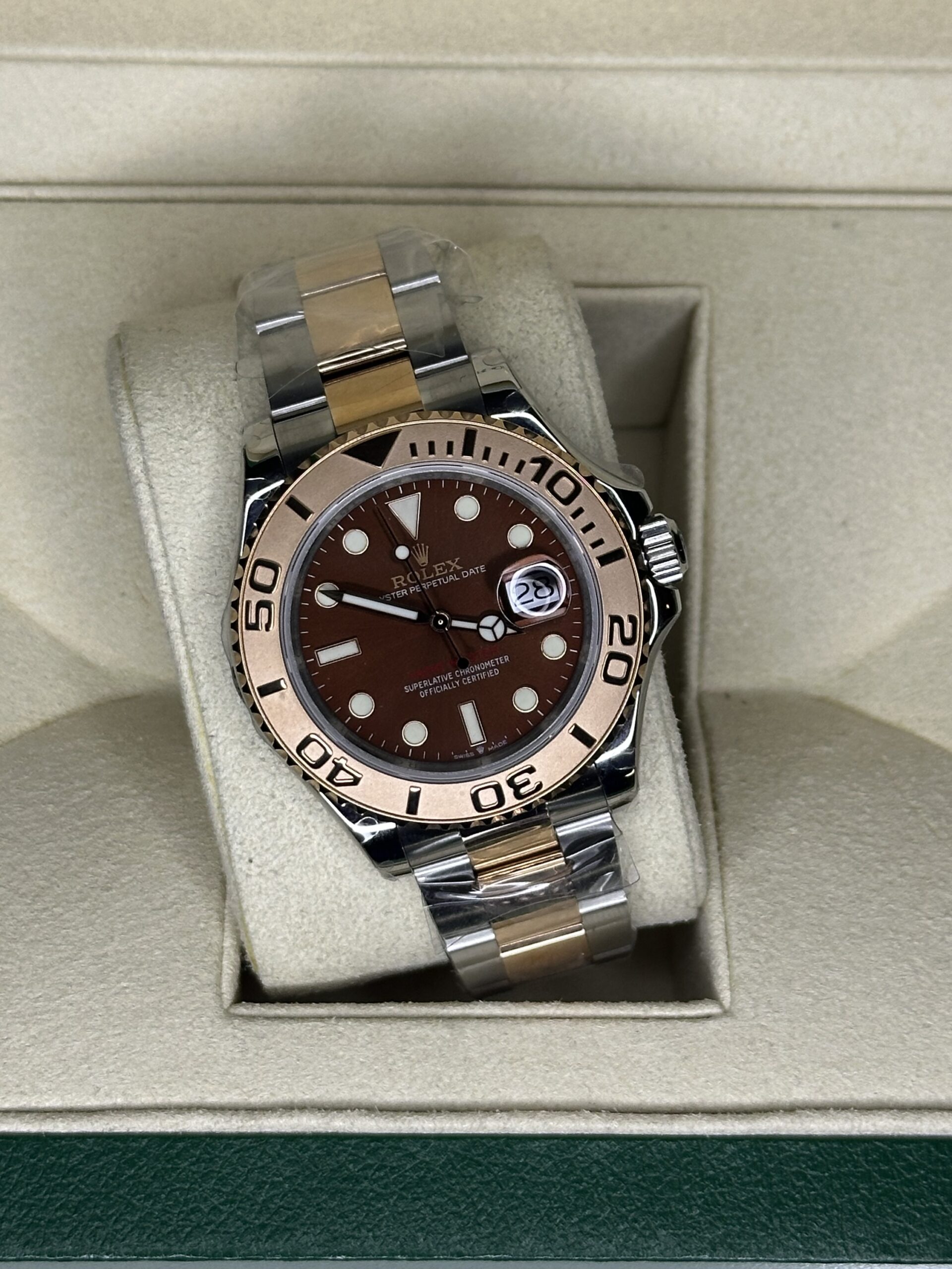 Rolex Yacht-Master 40" | Chocolate Dial Bi-Color Rose Gold (BP SWISS MADE) - Afbeelding 3