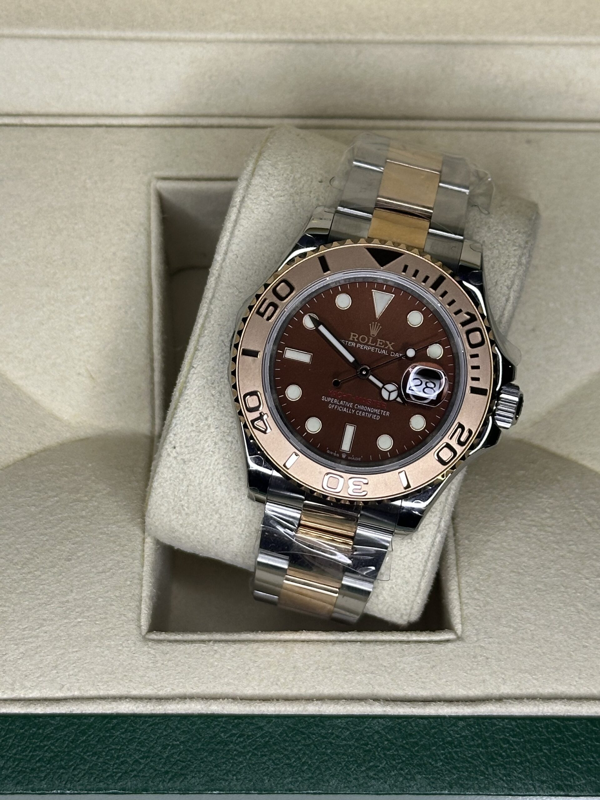 Rolex Yacht-Master 40" | Chocolate Dial Bi-Color Rose Gold (BP SWISS MADE) - Afbeelding 2