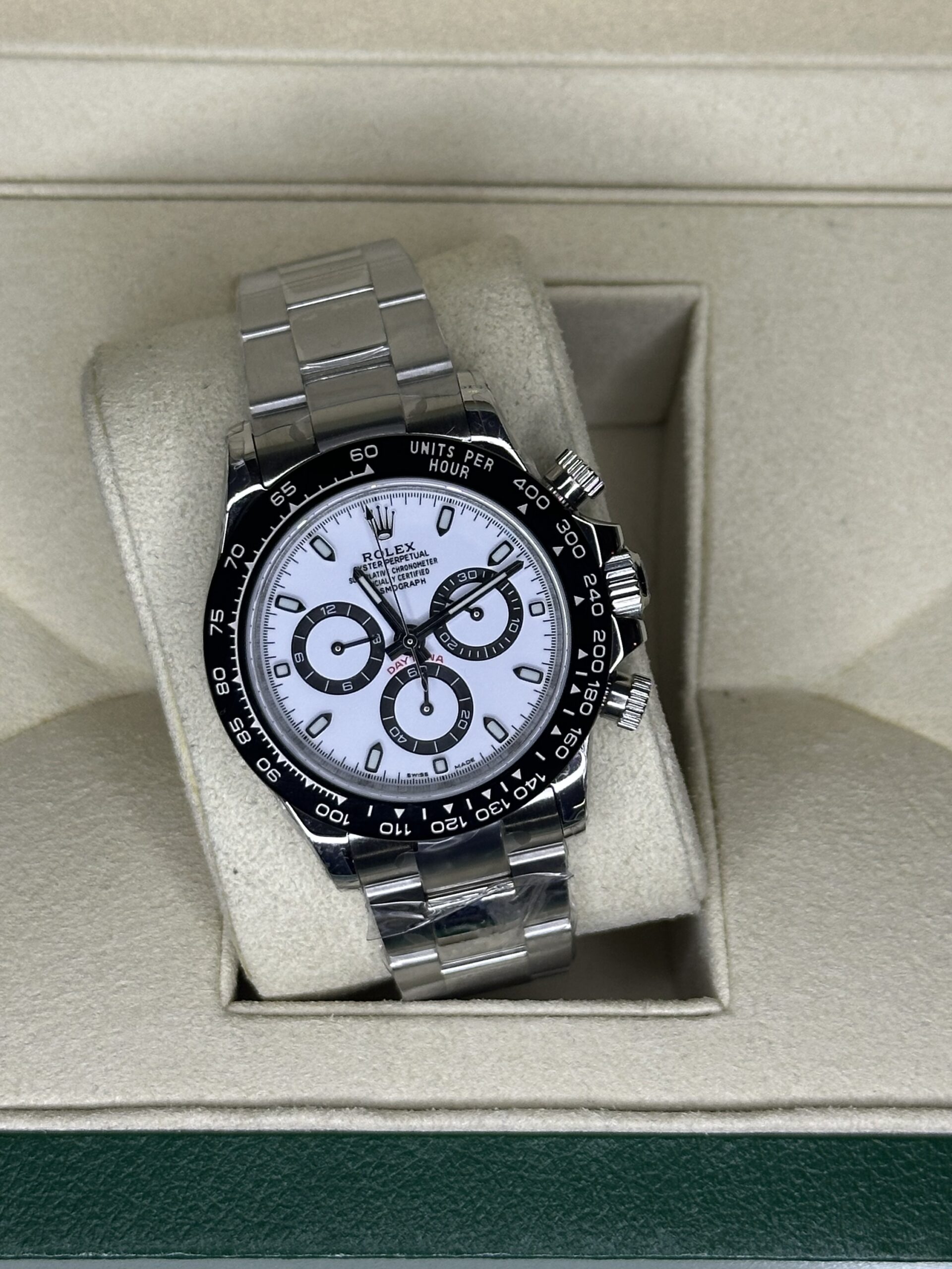 Rolex Daytona 40" | Panda White Dial (BP SWISS MADE) - Afbeelding 3