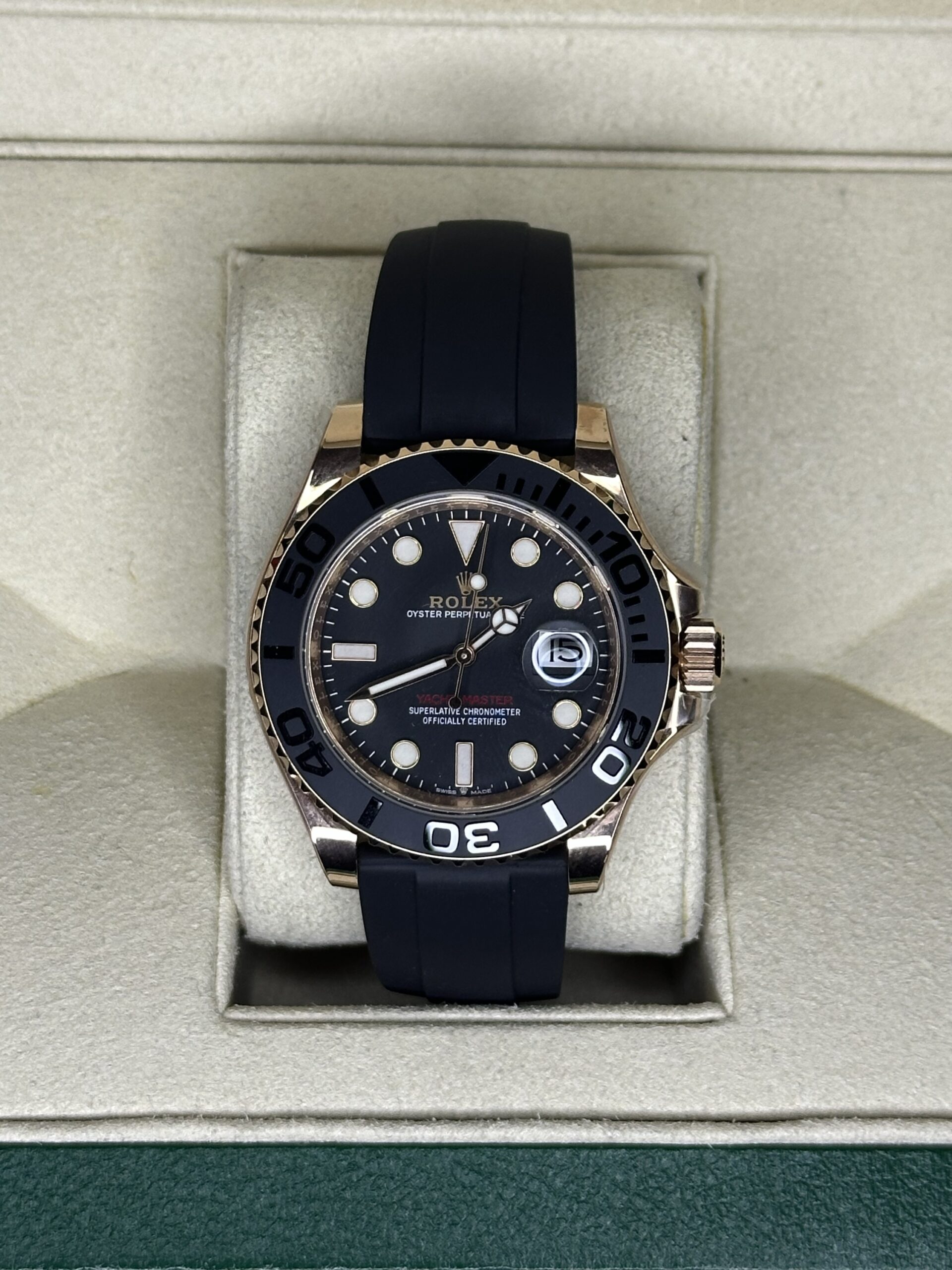 Rolex Yacht-Master 40" | Rose Gold Oysterflex (SUPERCLONE)