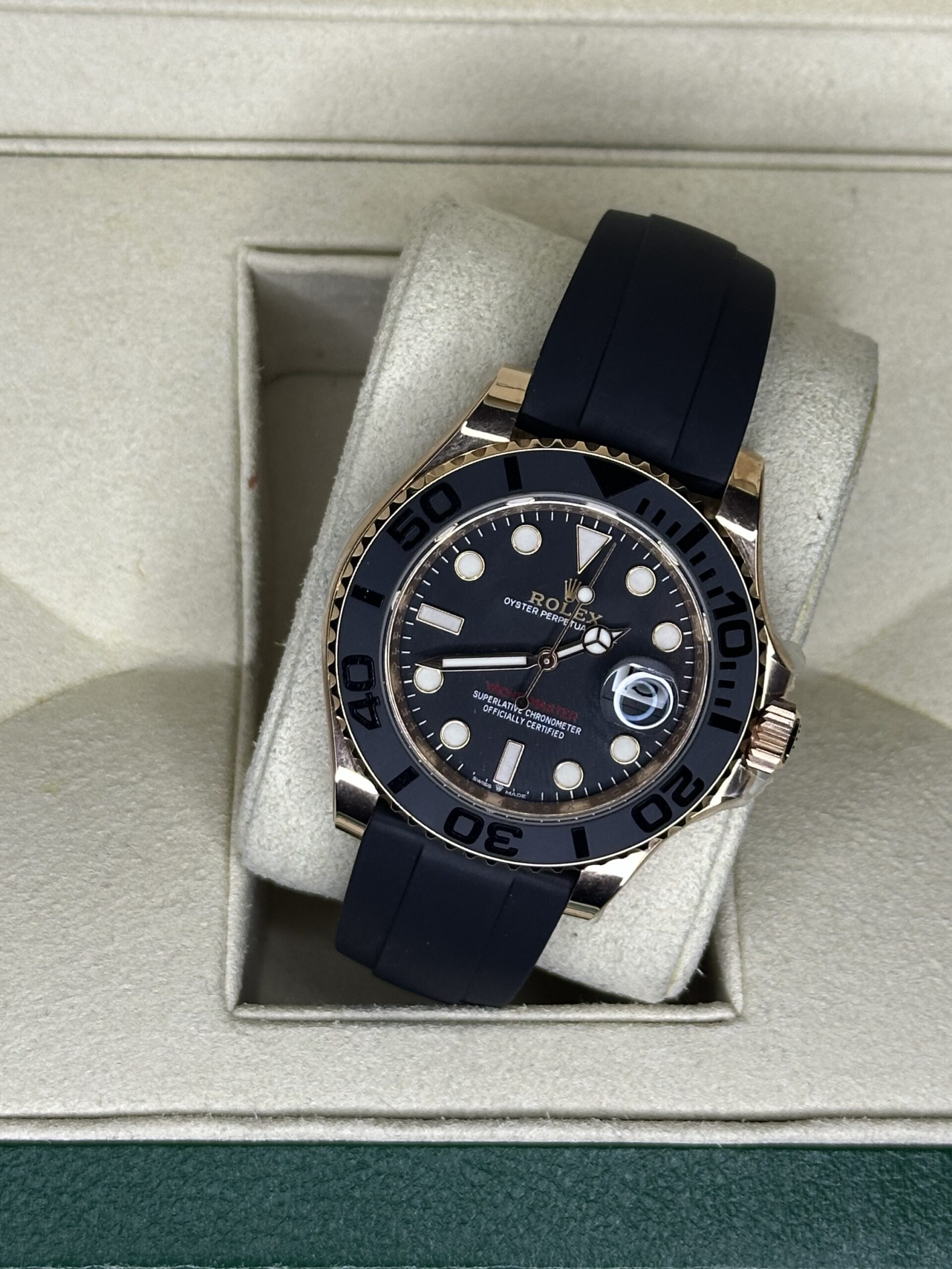 Rolex Yacht-Master 40" | Rose Gold Oysterflex (SUPERCLONE) - Afbeelding 2