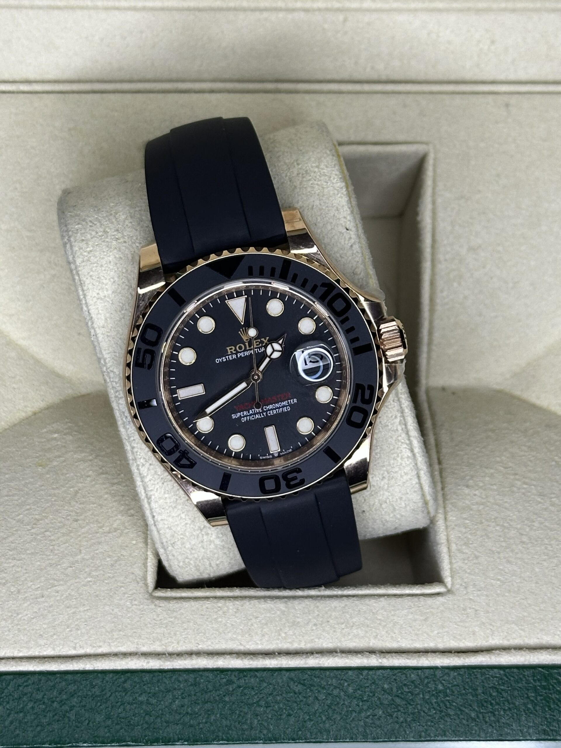 Rolex Yacht-Master 40" | Rose Gold Oysterflex (SUPERCLONE) - Afbeelding 4