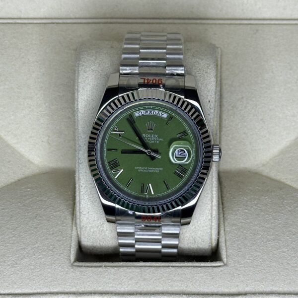 Rolex Day-Date 40'' | Olive Green Roman Dial (AAA+)