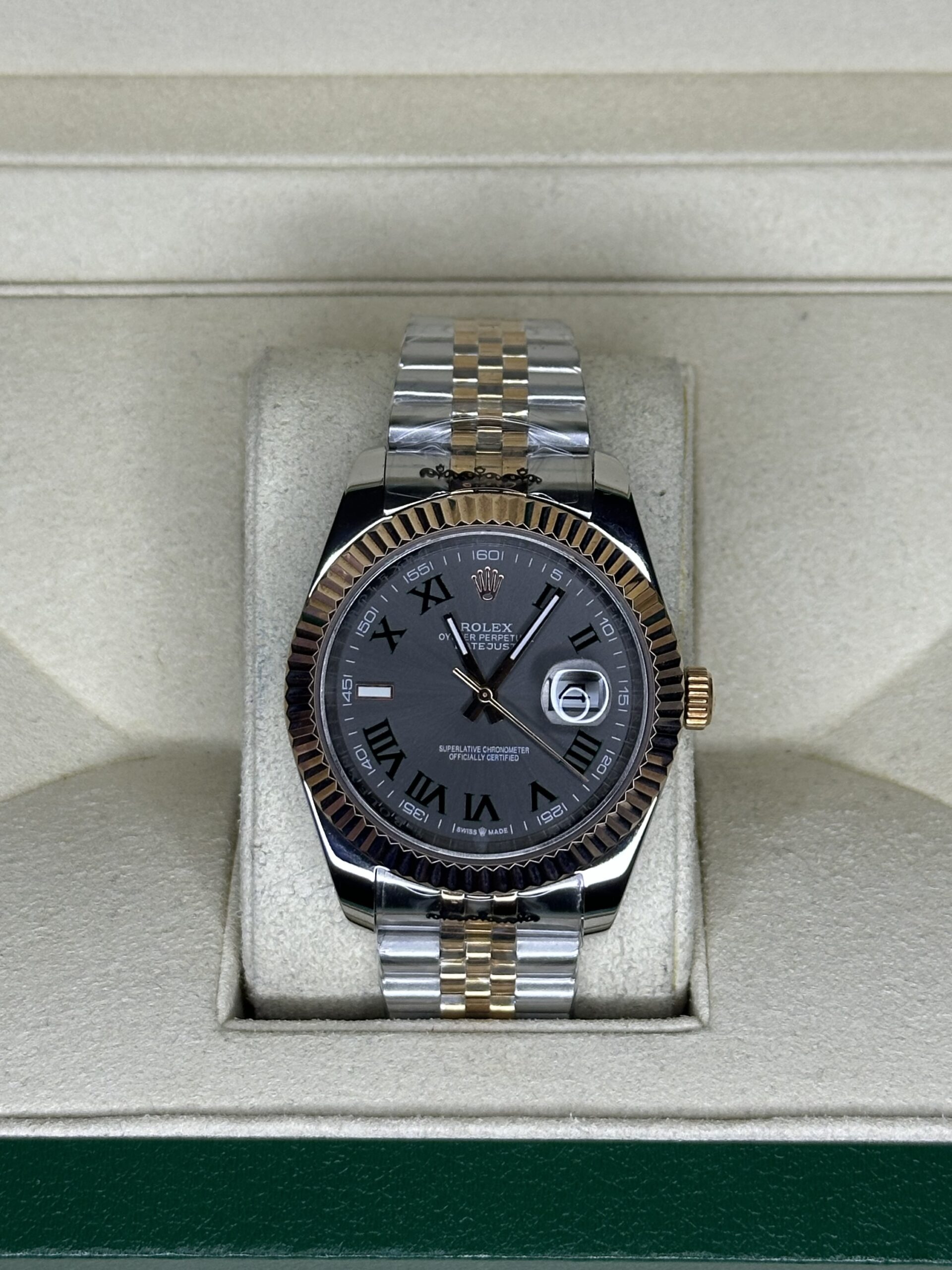 Rolex Datejust 41" | Wimbledon Bi-Color Rose Gold (AAA+)