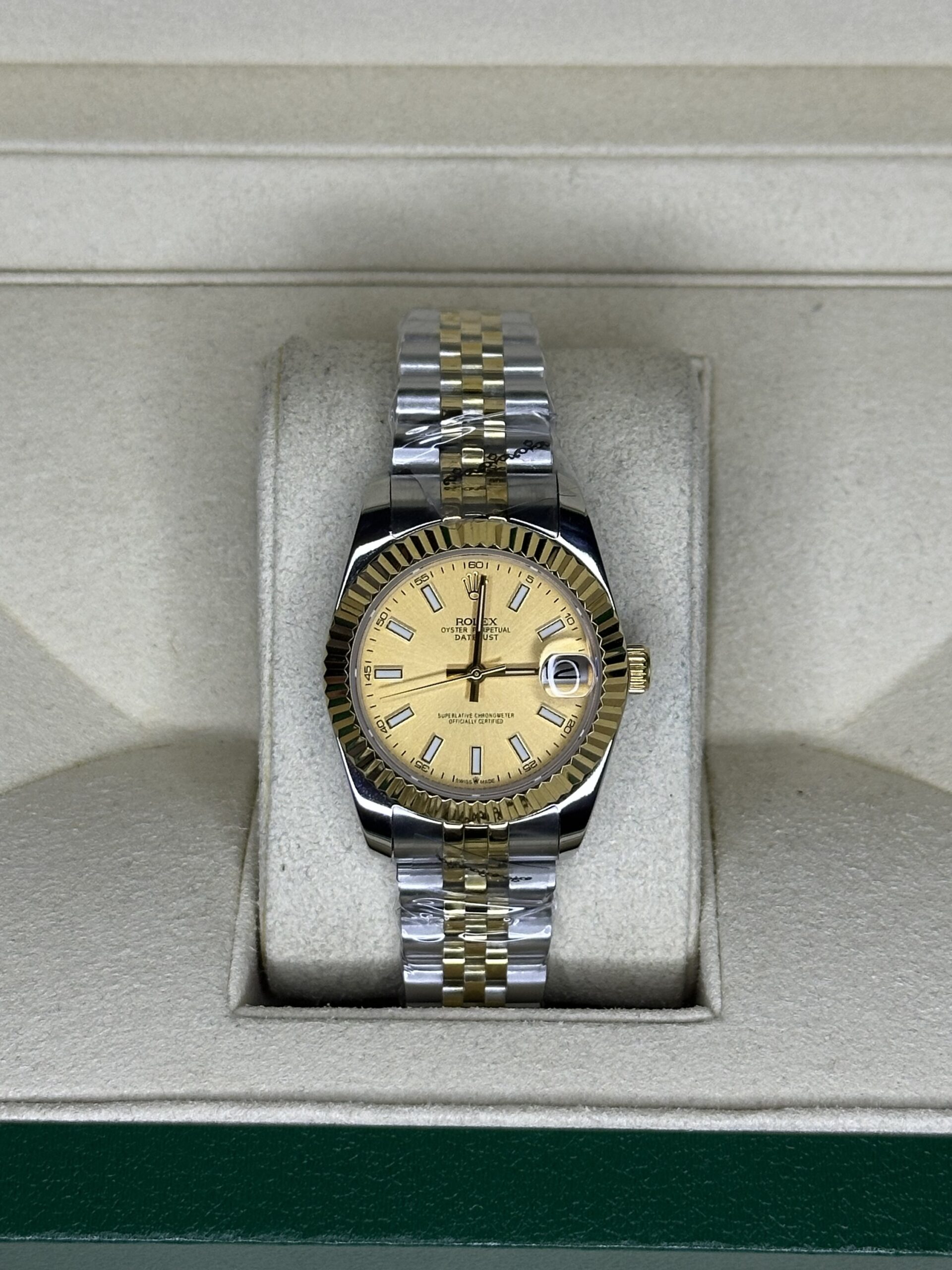 Rolex Lady-Datejust 31'' | Champagne dial Bi-Color Gold (AAA+)