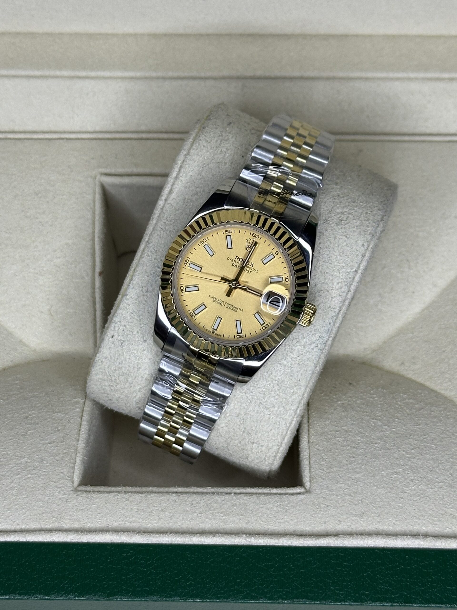 Rolex Lady-Datejust 31'' | Champagne dial Bi-Color Gold (AAA+) - Afbeelding 2