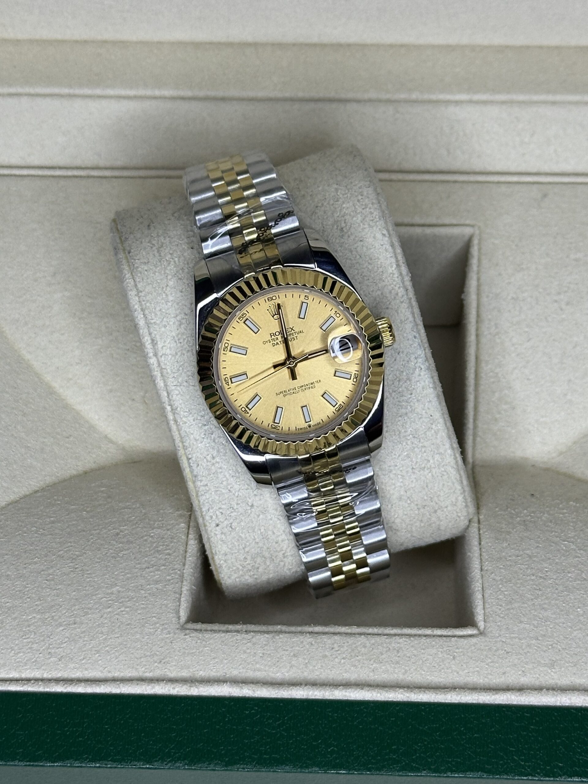 Rolex Lady-Datejust 31'' | Champagne dial Bi-Color Gold (AAA+) - Afbeelding 3