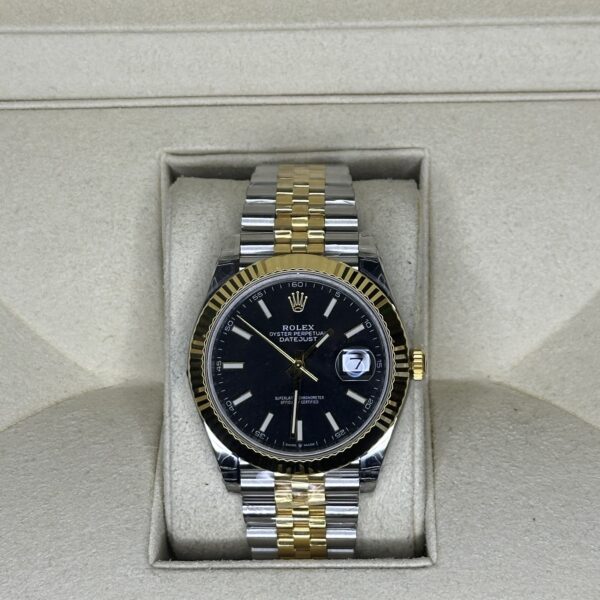 Rolex Datejust 41" | Black Dial Bi-Color Gold (SUPERCLONE)