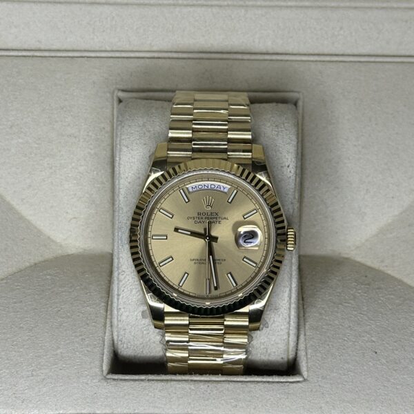 Rolex Day-Date 40" | Gold Dial (BP SWISS MADE)