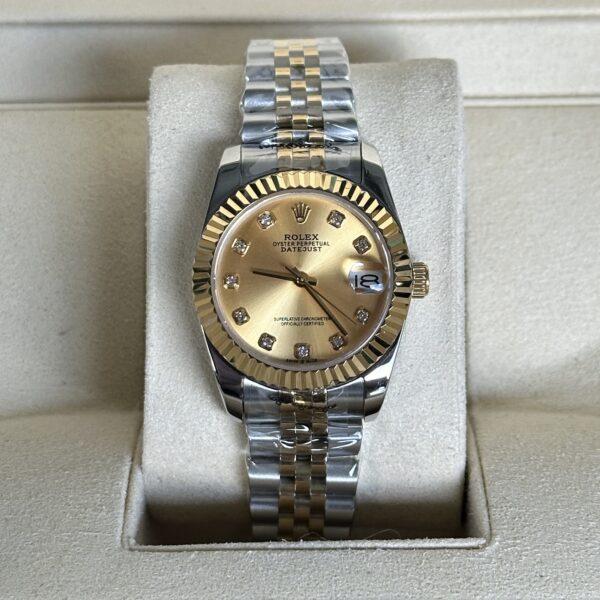 Rolex Lady-Datejust 31'' | Champagne Diamond Dial Bi-Color Gold (AAA+)