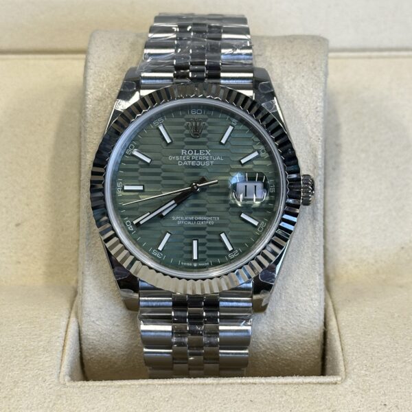 Rolex Datejust 41" | Mintgreen Motif Dial (BP SWISS MADE)