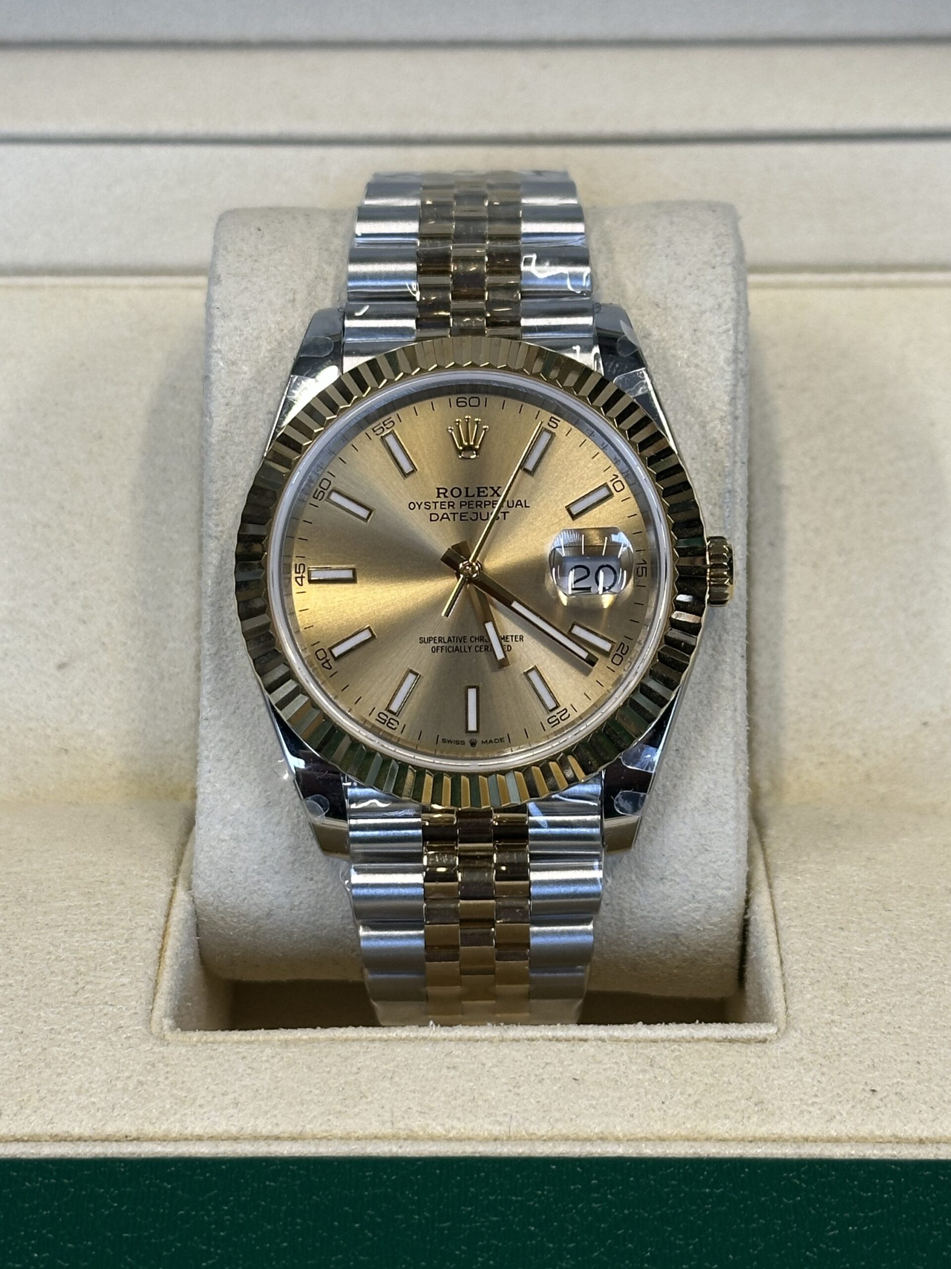 Rolex Datejust 41" | Champagne Dial Bi-Color Gold (BP SWISS MADE)