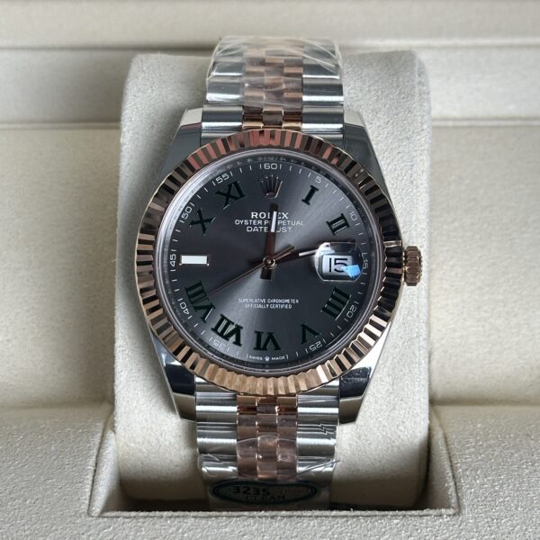 Rolex Datejust 41" | Wimbledon Bi-Color Rose Gold (SUPERCLONE)