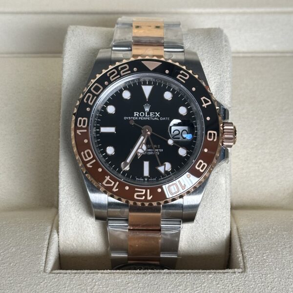 Rolex GMT-MASTER 40" | Rootbeer Bi-Color Rose Gold (SUPERCLONE)