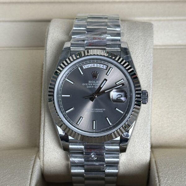Rolex Day-Date 40" | Grey Dial (Superclone)
