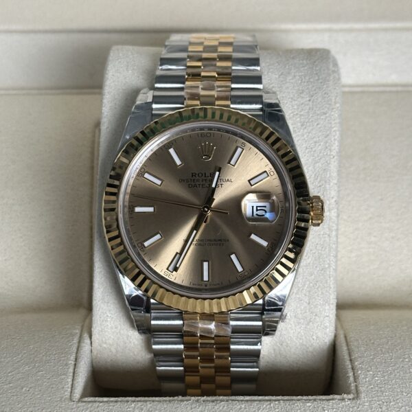 Rolex Datejust 41" | Champagne Dial Bi-Color Gold (SUPERCLONE)
