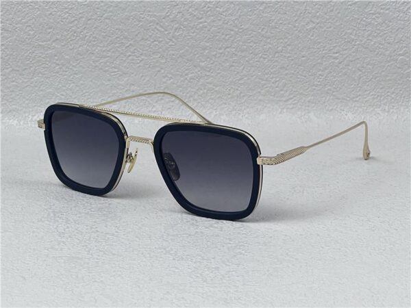 Dita Flight 006 | Black/Gold Black Glasses