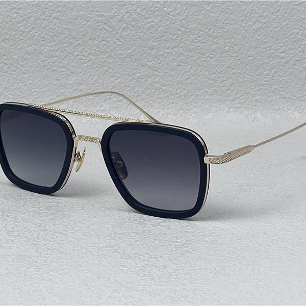Dita Flight 006 | Black/Gold Black Glasses