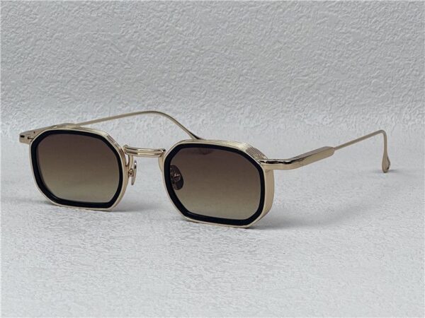 John Dalia | Samuel Black/Gold Brown Glasses