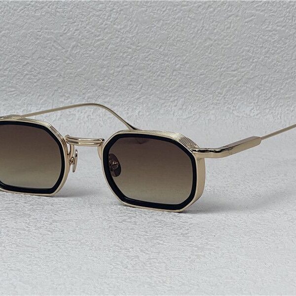 John Dalia | Samuel Black/Gold Brown Glasses
