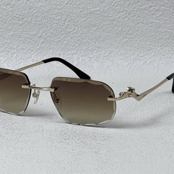 Cartier Bril | Bruin/ Goud ‘Tiger’