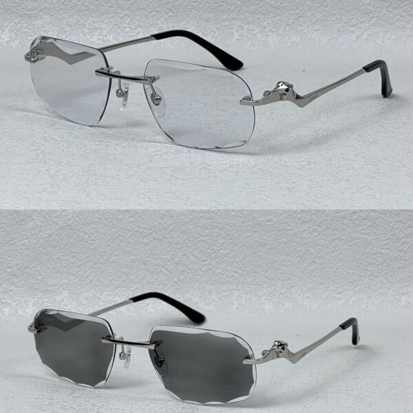 Cartier Bril | Zwart/ Zilver Color Change ‘Tiger’