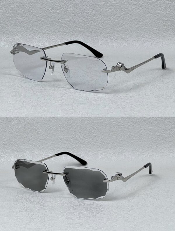 Cartier Bril | Zwart/ Zilver Color Change ‘Tiger’