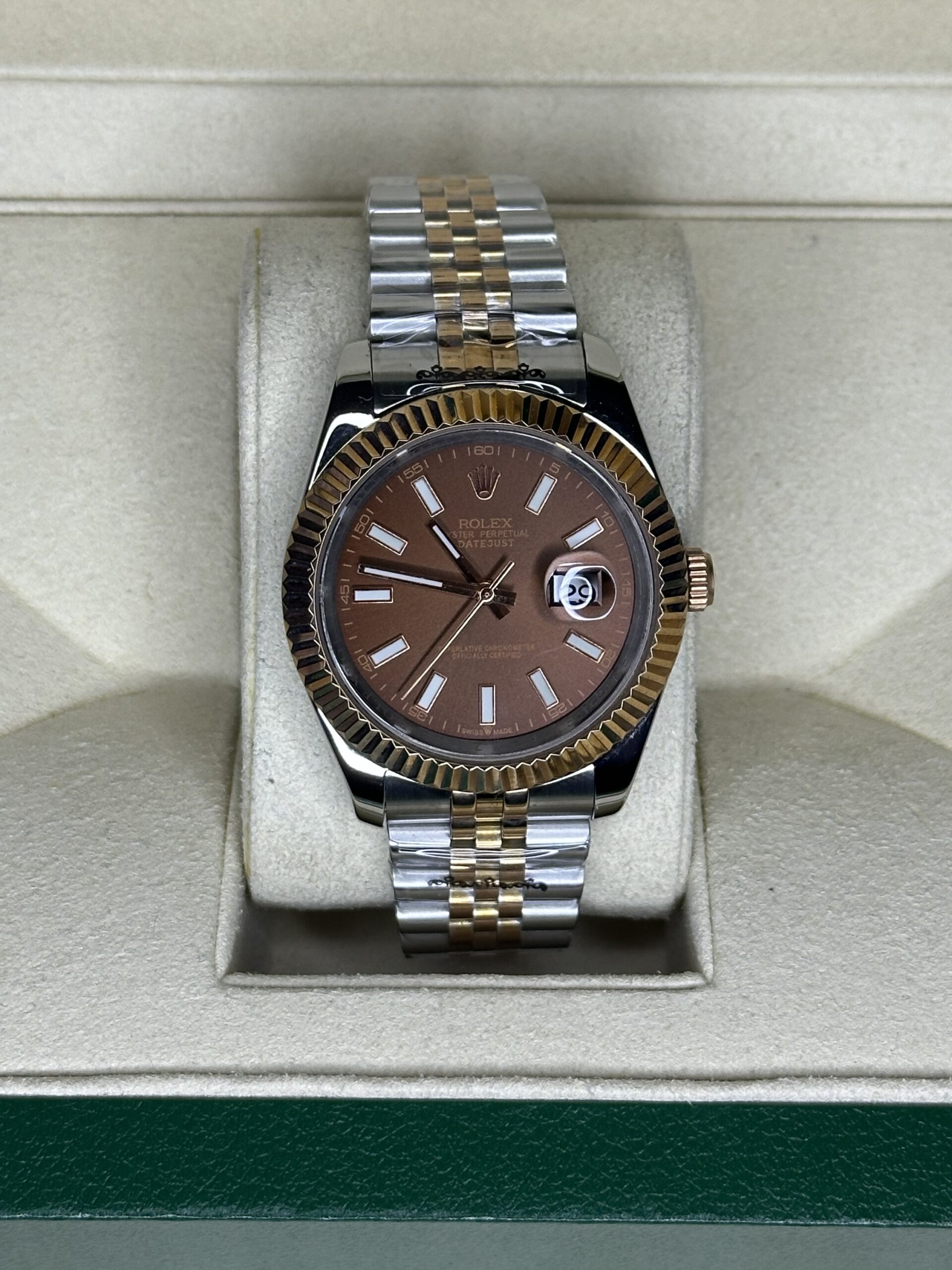 Rolex Datejust 41'' | Chocolate dial bi-color Rose Gold (AAA+)